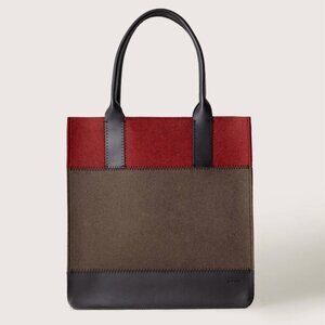 Graf Lantz Jaunt Merino Wool Tricolor Tote NEW WITH TAGS